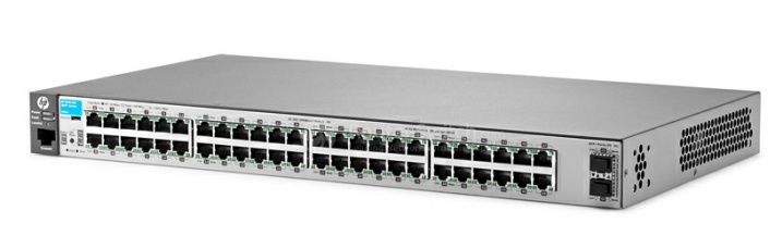 HPE Aruba 2530-48G-2SFP+ Switch Managed 48x RJ45 10/100/1000 P/N J9855A