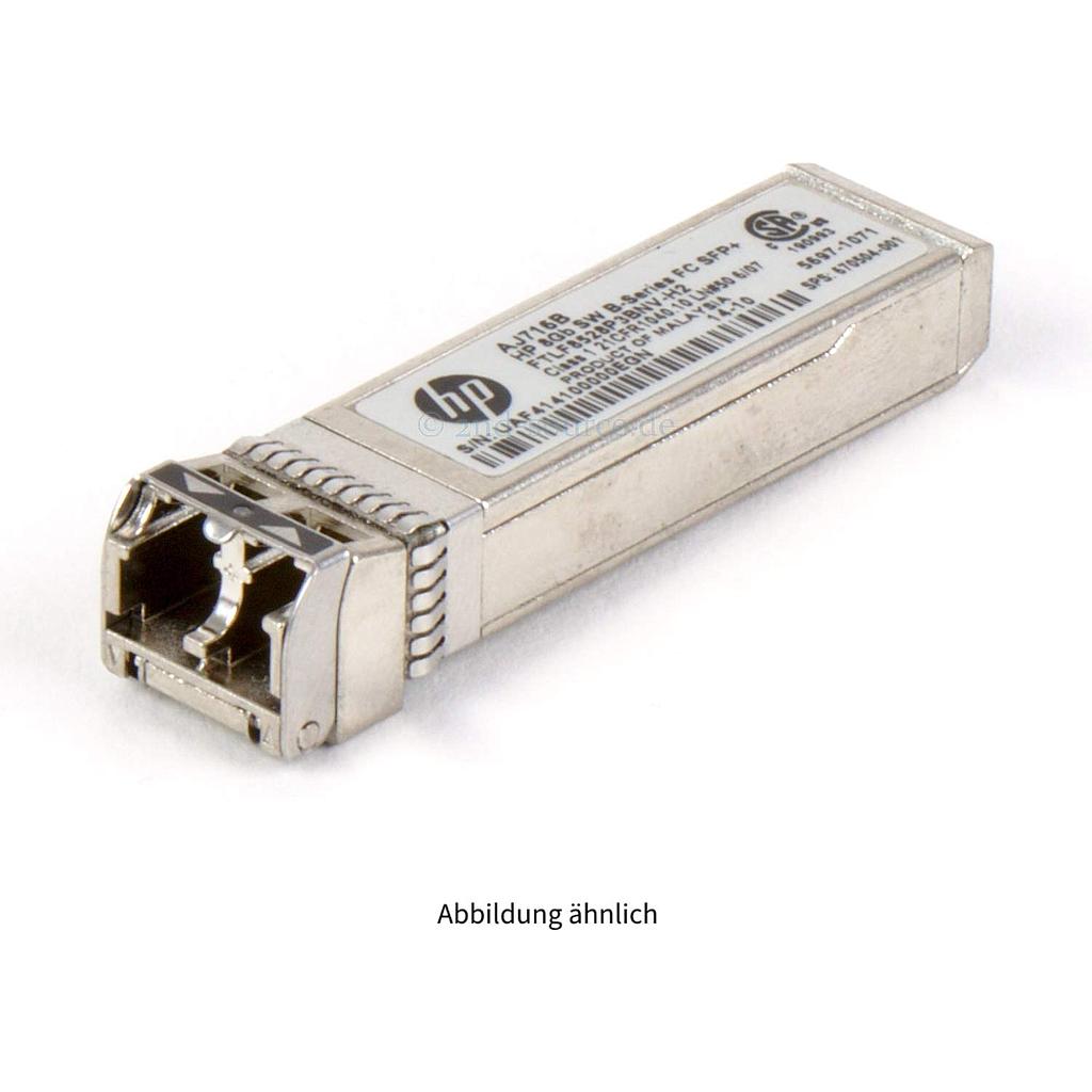 HPE 8Gb Shortwave B-series Fibre Channel 1 Pack SFP + Transceiver P/N AJ716B