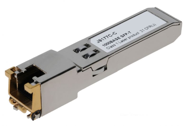 HPE X121 1Gb SFP RJ45 1000BaseT Transceiver P/N J8177C