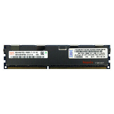Dimm 8GB 4Rx8 PC3-8500 DDR3 1066MHz ECC P/N 47J0138