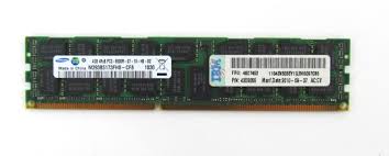 4GB p/3200-3250 M3/3500-3550-3650 M2 QR x8 PC3-8500 CL7 ECC DDR3 LP RDIMM P/N 46C7448