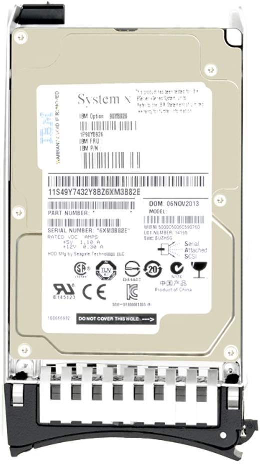 Disco 1TB SAS 3.5inch 7.2K 6Gbps NL G2HS P/N 90Y8567