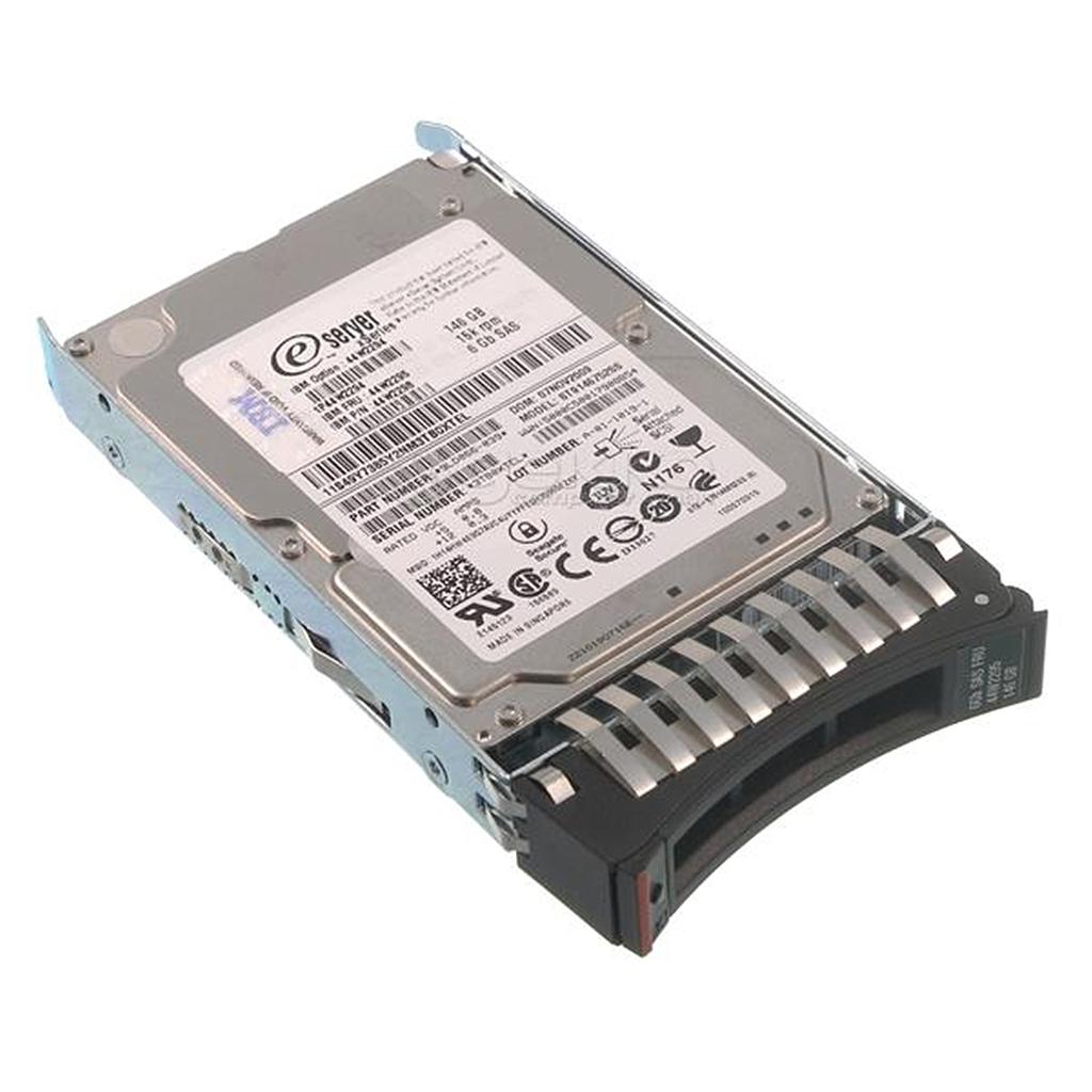IBM Disco SAS 146GB 2.5inch SFF Slim-HS 15K 6Gbps SED (Self Encription Device) P/N 44W2294