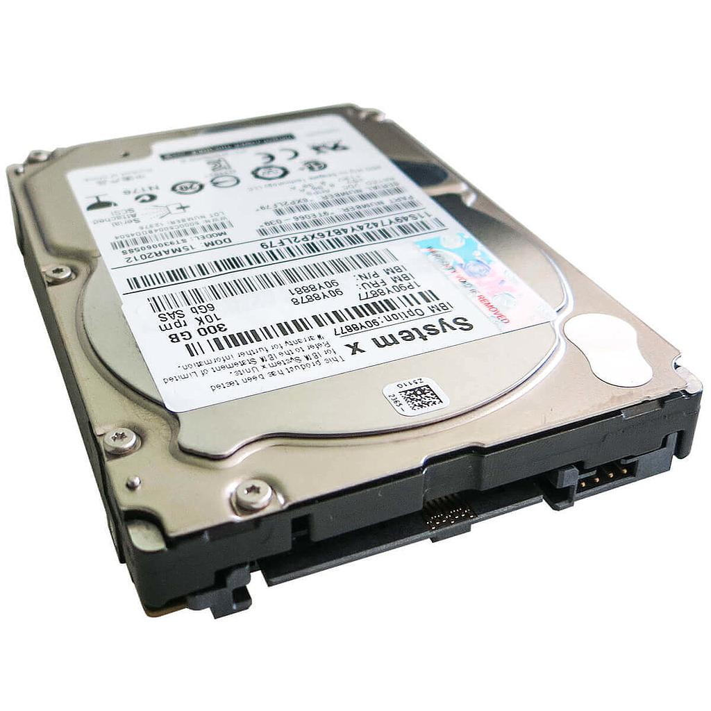 Disco 300GB SAS 2.5inch SFF 10K 6Gbps Hot Swap P/N 90Y8877
