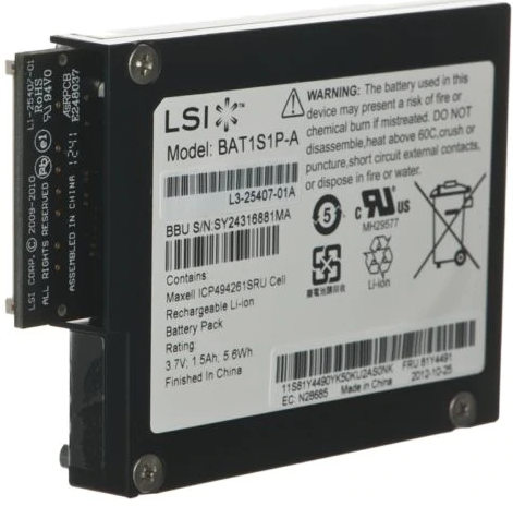 IBM ServeRAID M5100 Series Battery Kit for IBM System X P/N 81Y4508