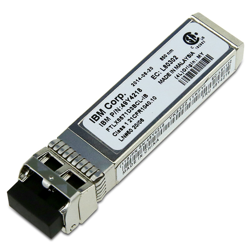 QLogic 10Gb SFP + SR Optical Transceiver P/N 49Y4218